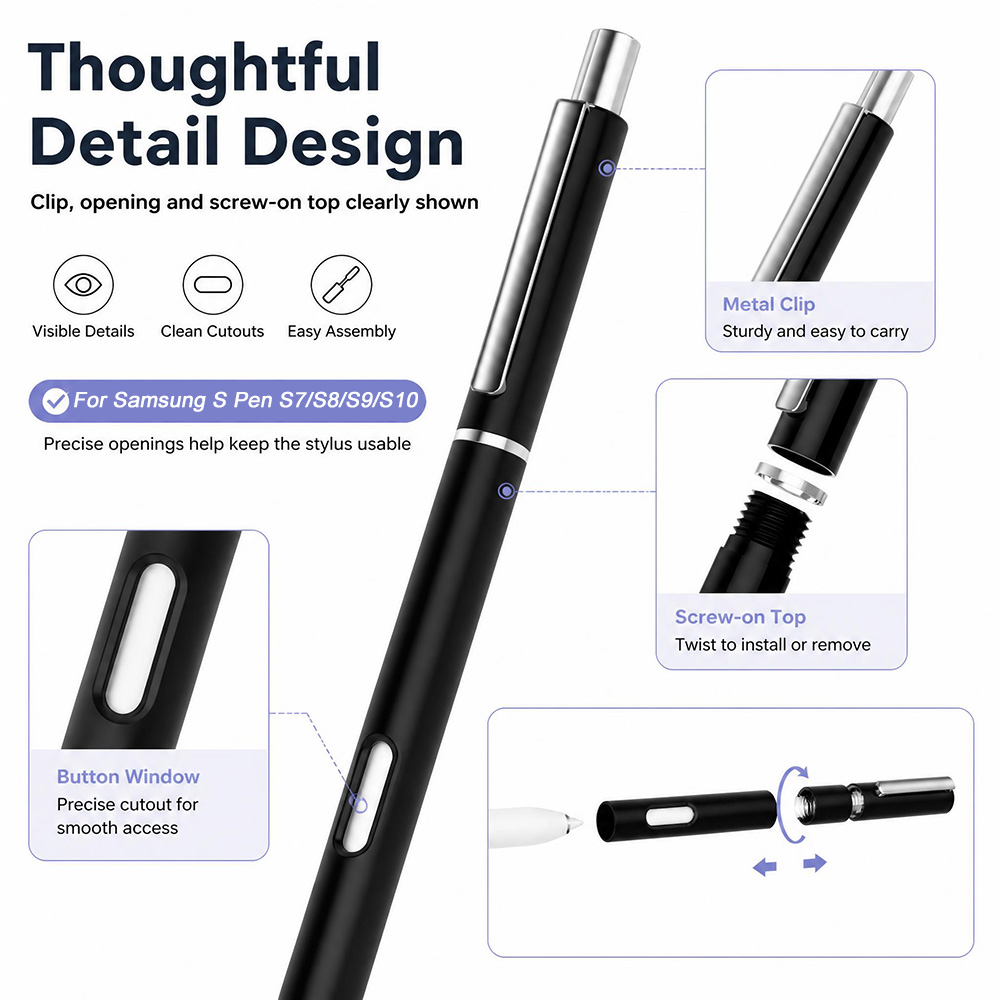 Novo Estojo para Caneta S Pen  - Galaxy Tablet Accessories avaliação e preço